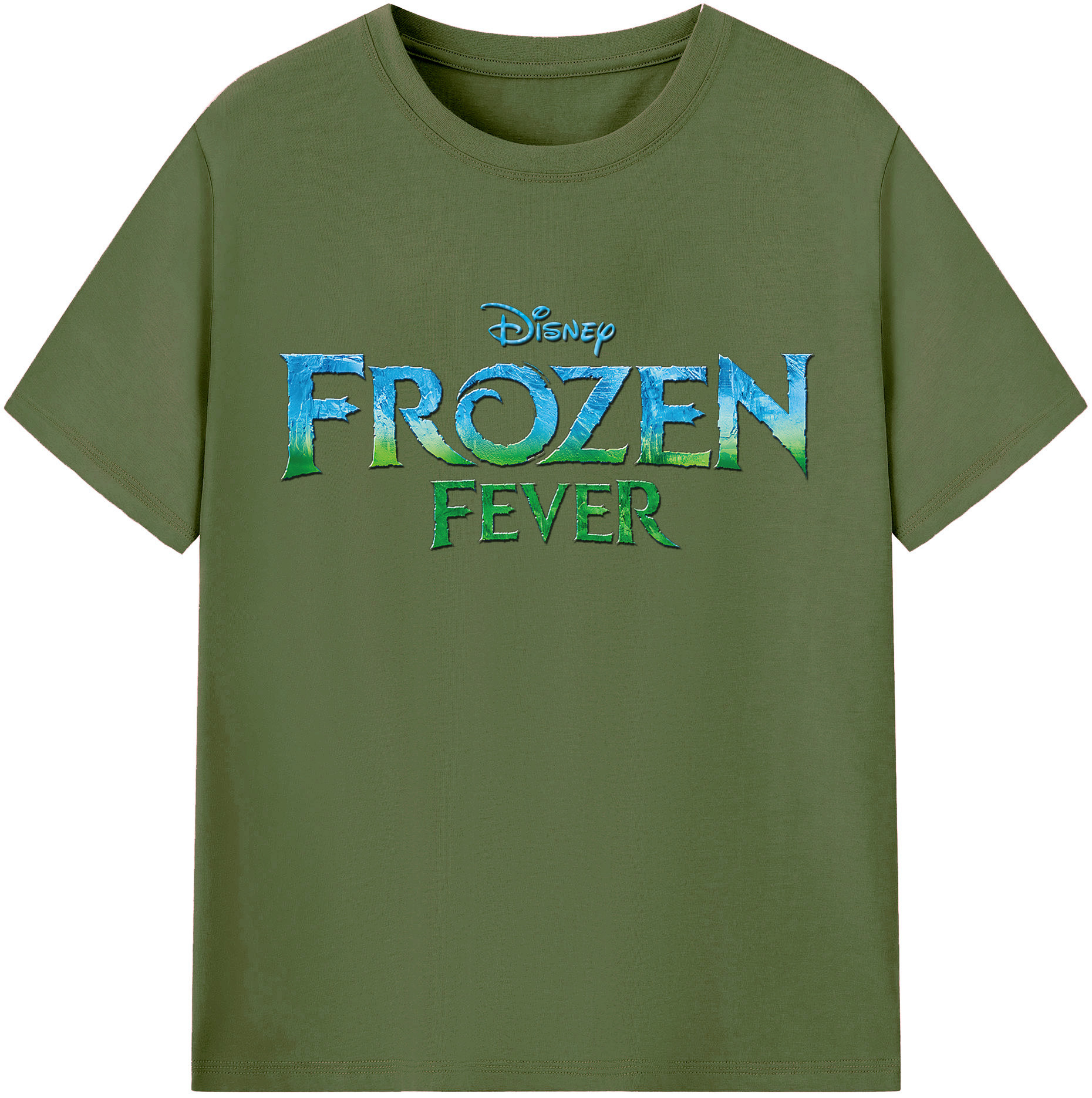 （画像用） アナと雪の女王 アンナ エルサ Frozen Anna Elsa 綿100％半袖Tシャツ（フロントプリント）